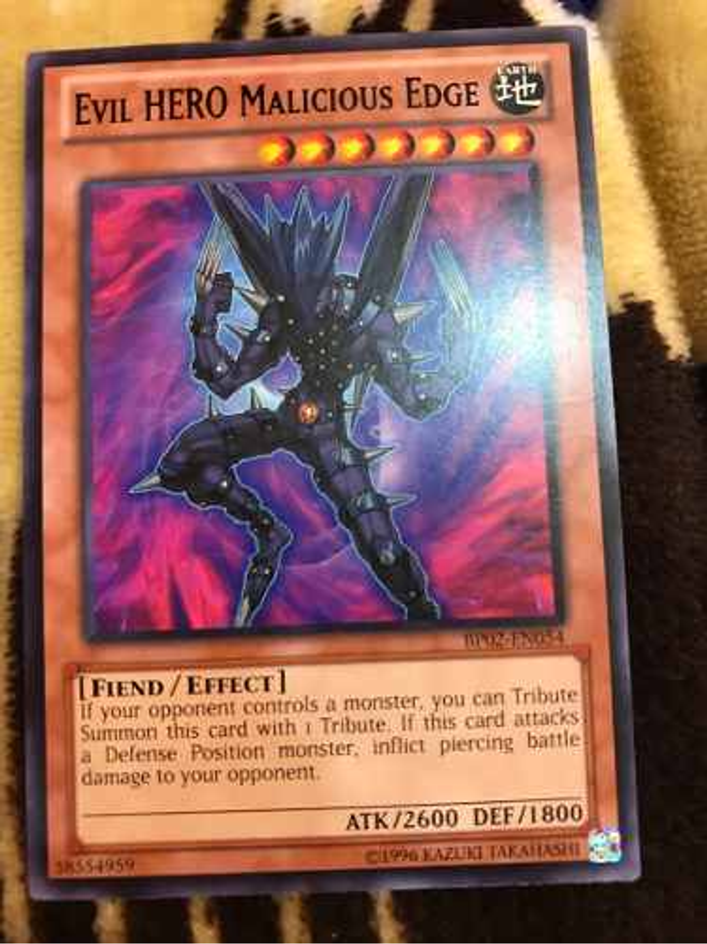 Evil Hero Malicious Edge - bp02-en054 - Rare Unlimited 1