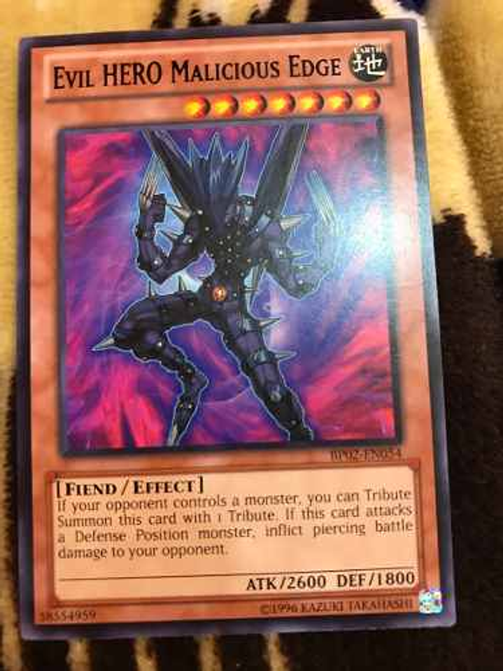 Evil Hero Malicious Edge - bp02-en054 - Rare Unlimited 1