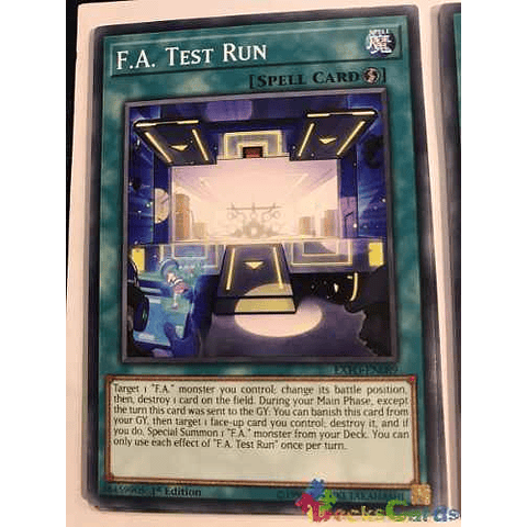 F.a. Test Run - exfo-en089 - Common 1st Edition