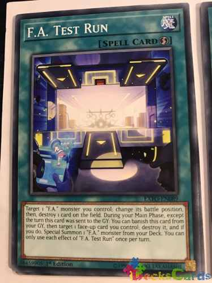 F.a. Test Run - exfo-en089 - Common 1st Edition 1