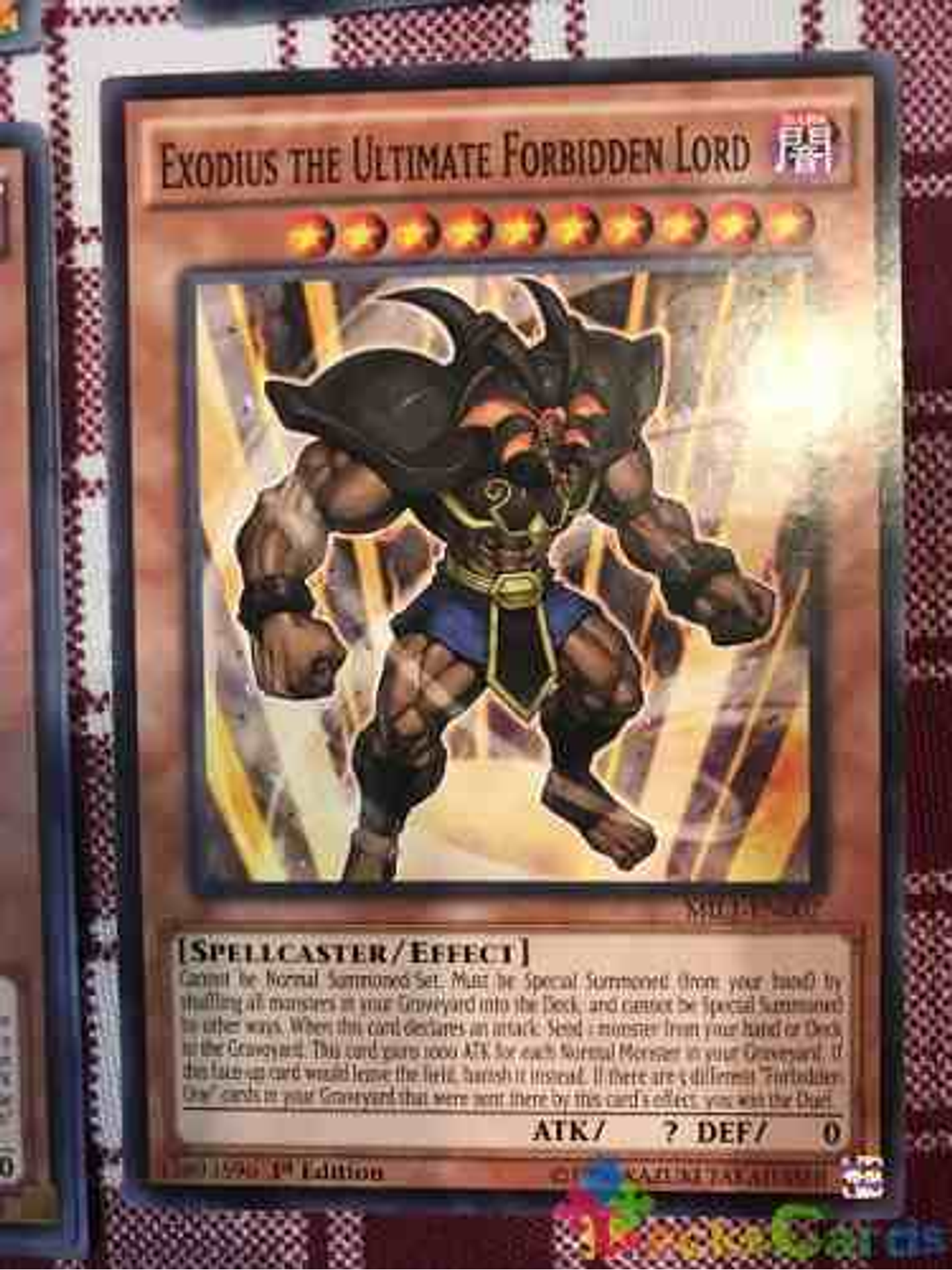 Exodius the Ultimate Forbidden Lord - MIL1-EN007 - Common 1st Edition 2