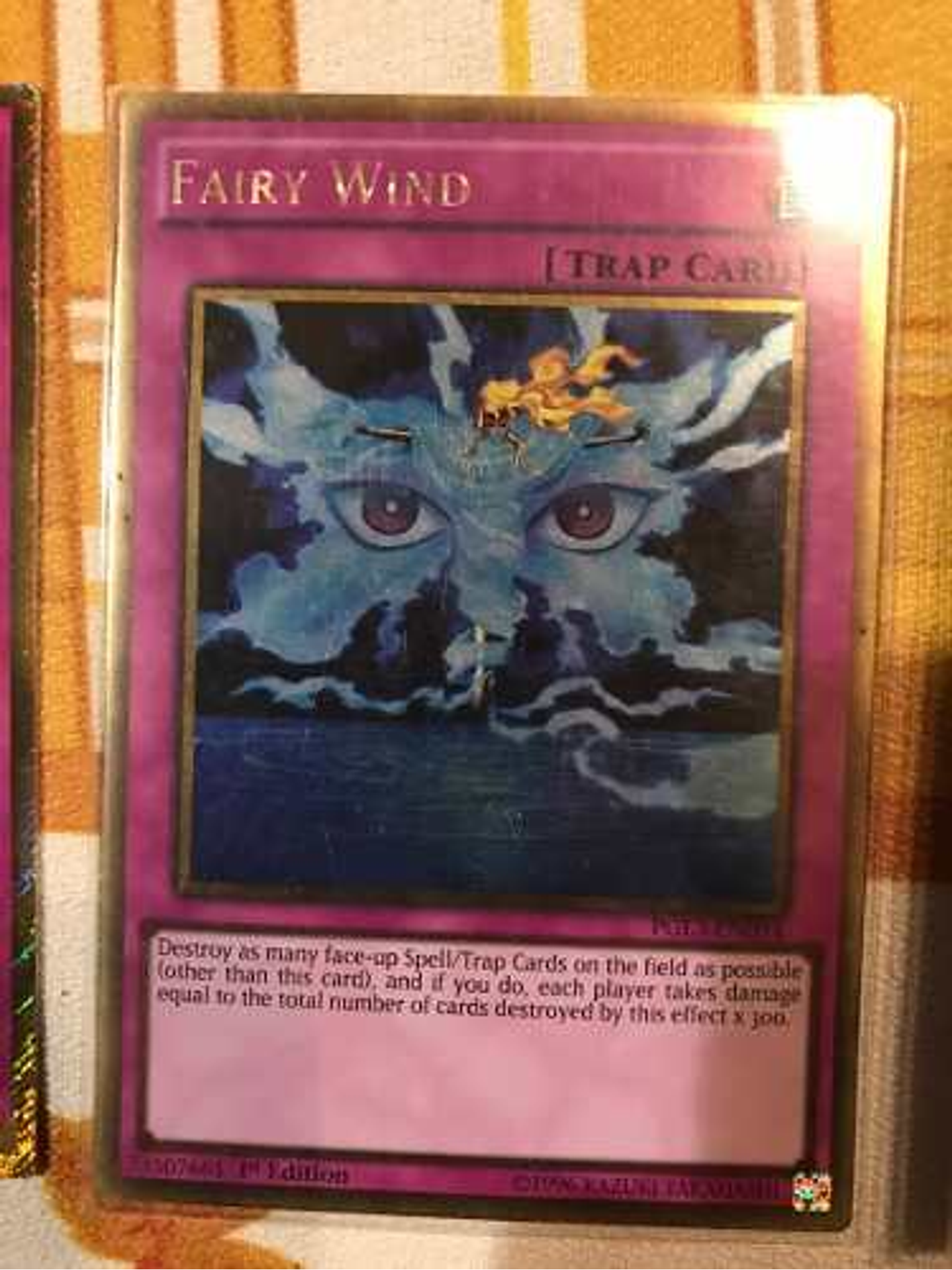 Fairy Wind - pgl3-en094 - Gold Rare 1st Edition 1
