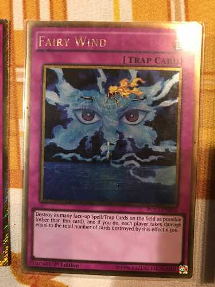 Fairy Wind - pgl3-en094 - Gold Rare 1st Edition 1