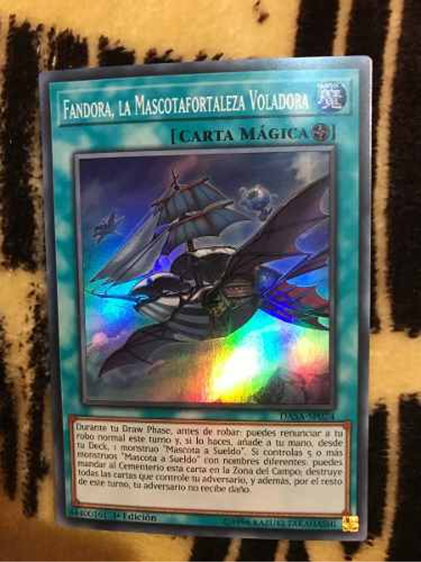 Fandora, The Flying Furtress - Dasa-en024 - Super Rare 1st Edition 1