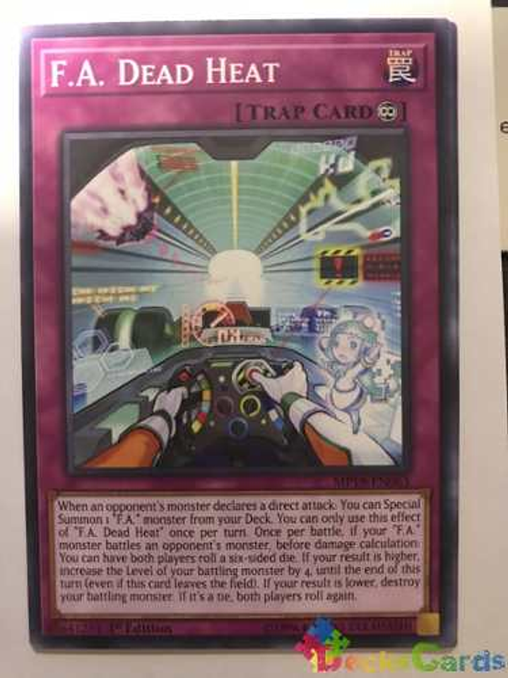 F.a. Dead Heat - mp19-en063 - Common 1st Edition 1