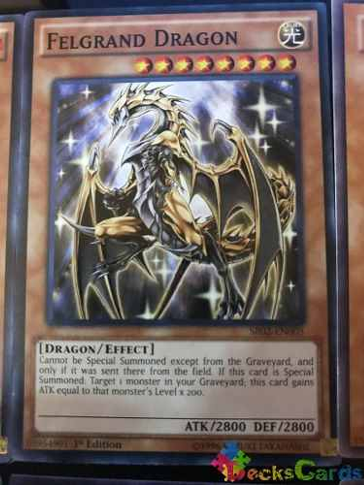 Felgrand Dragon - sr02-en005 - Common 1st Edition 1
