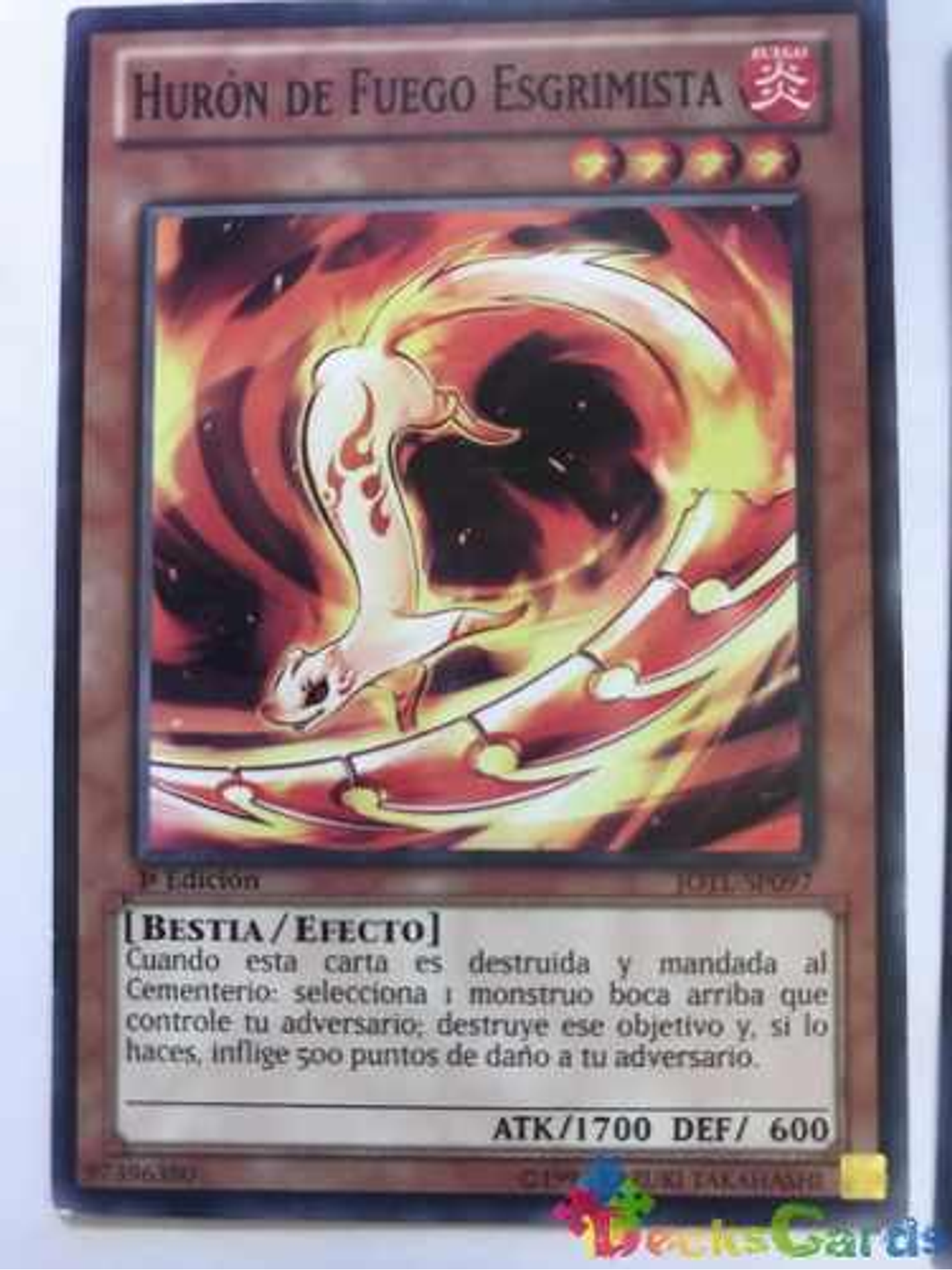 Fencing Fire Ferret - jotl-en097 - Common 1st Edition 1