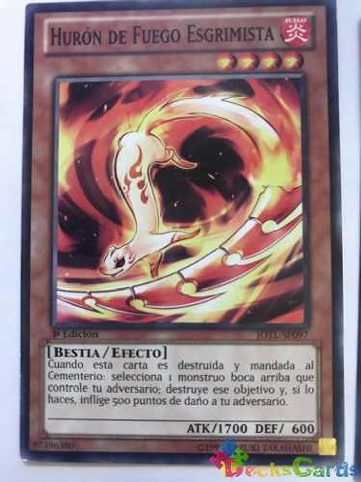 Fencing Fire Ferret - jotl-en097 - Common 1st Edition 1