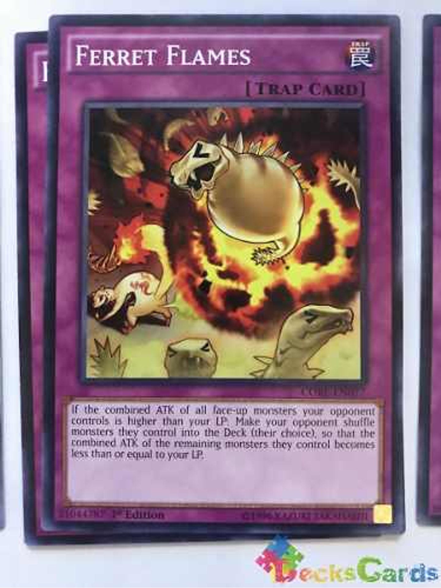 Ferret Flames - core-en077 - Common 1st Edition 1