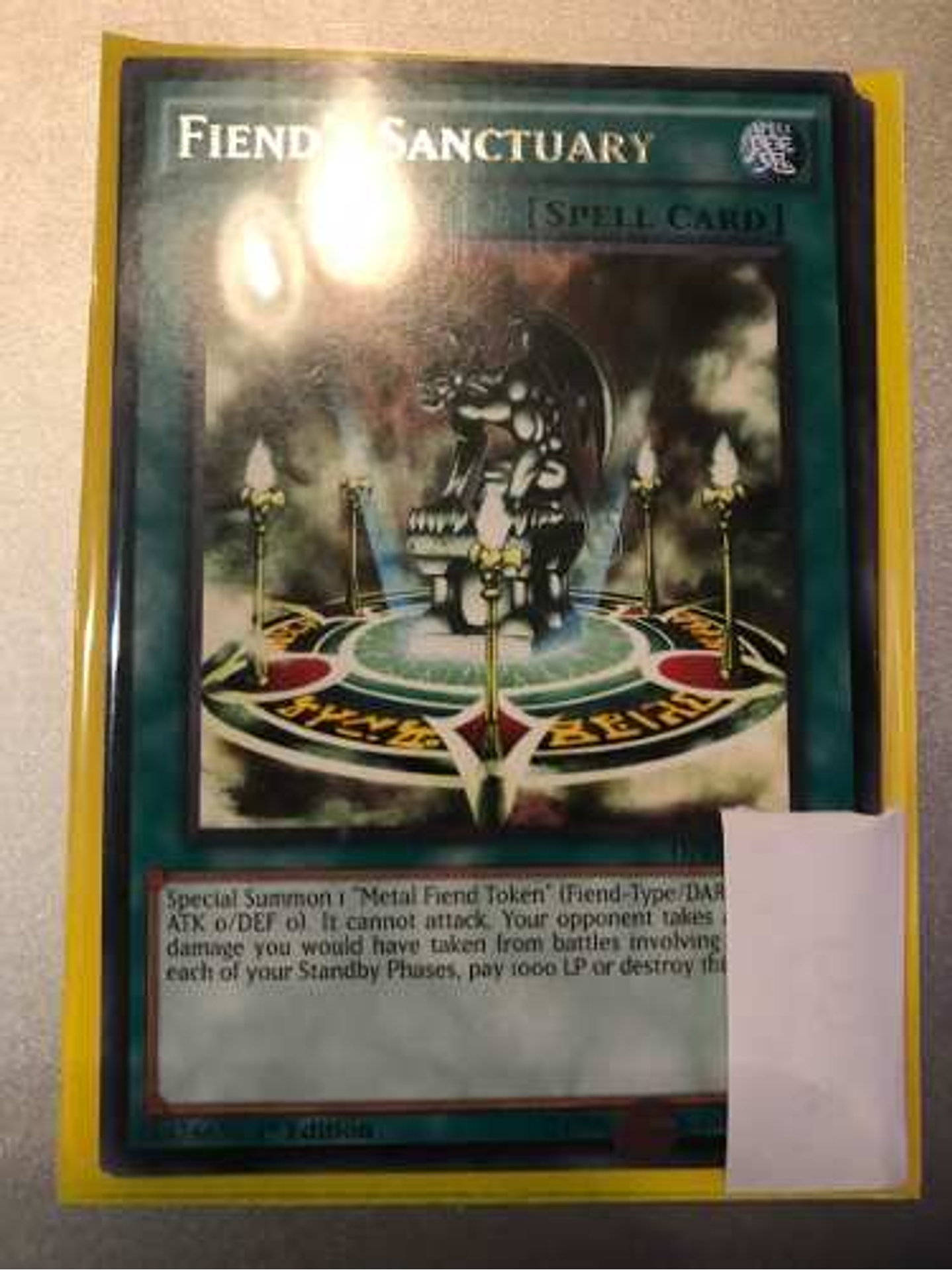 Fiend's Sanctuary - dprp-en015 - Rare 1st Edition 1