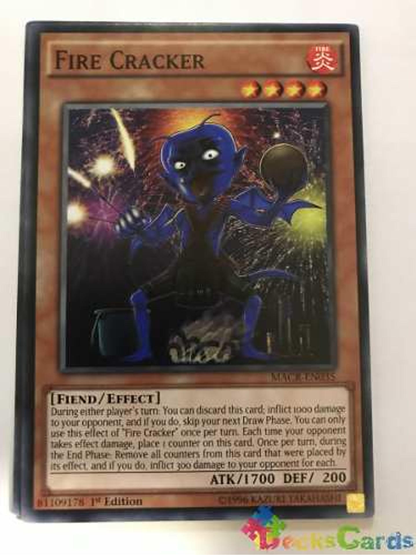 Fire Cracker - macr-en035 - Common 1st Edition 1