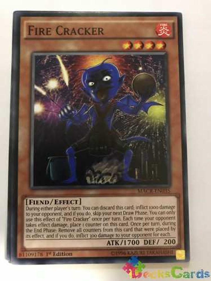 Fire Cracker - macr-en035 - Common 1st Edition 1