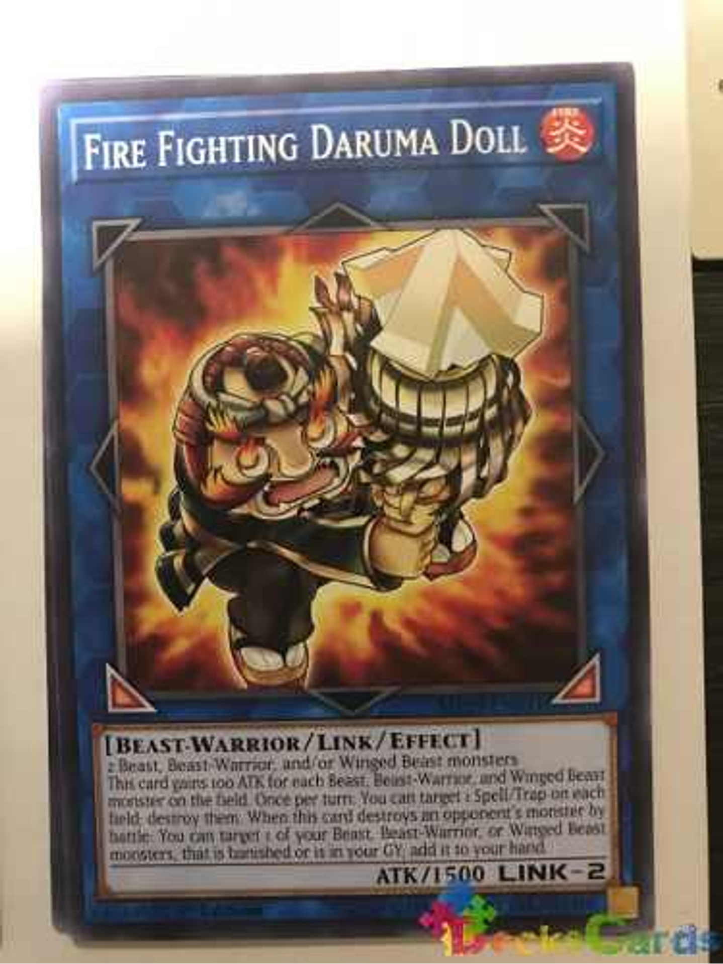 Fire Fighting Daruma Doll - mp19-en031 - Common 1st Edition 1