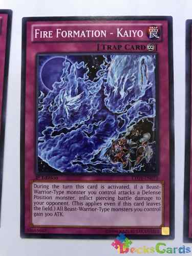 Fire Formation - Kaiyo - Ltgy-en075 - Common 1st Edition