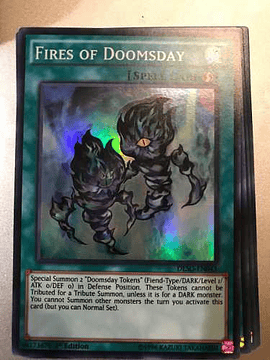 Fires Of Doomsday - deso-en043 - Super Rare 1st Edition