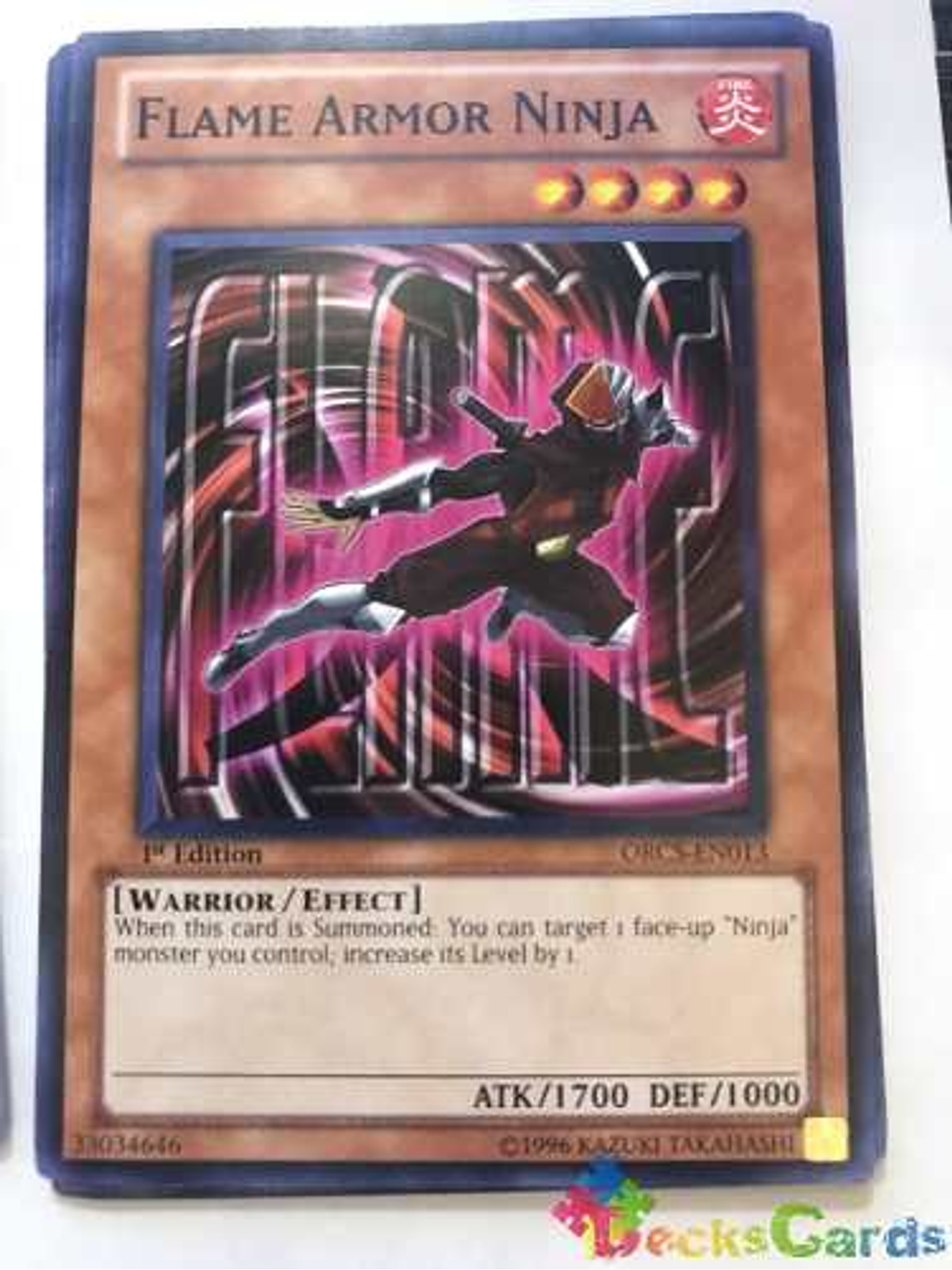 Flame Armor Ninja - orcs-en013 - Common 1st Edition 1