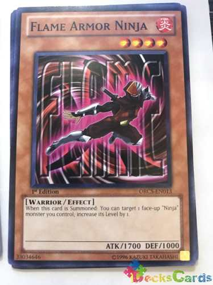 Flame Armor Ninja - orcs-en013 - Common 1st Edition 1