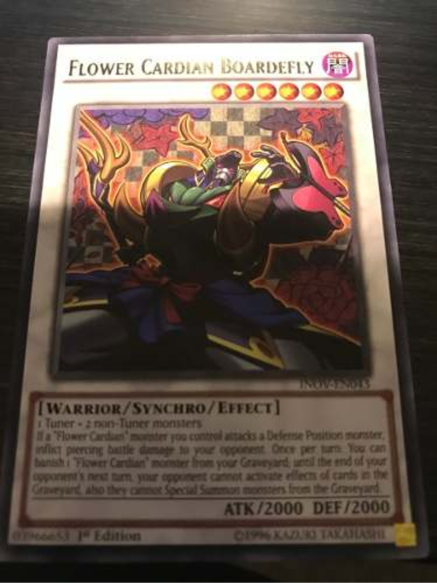 Flower Cardian Boardefly - inov-en043 - Rare 1st Edition 1