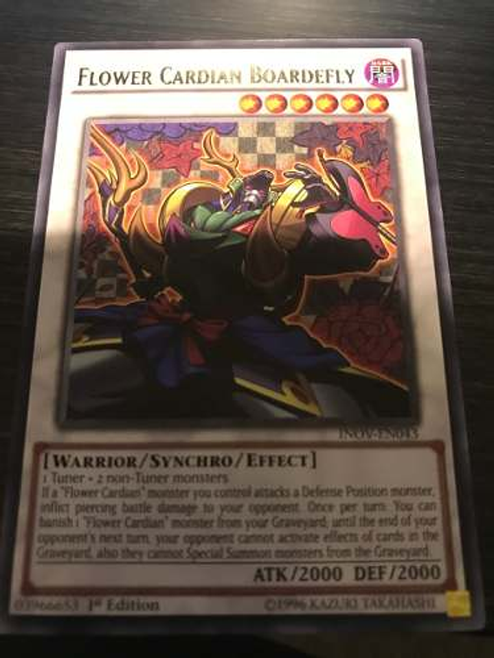 Flower Cardian Boardefly - inov-en043 - Rare 1st Edition 1