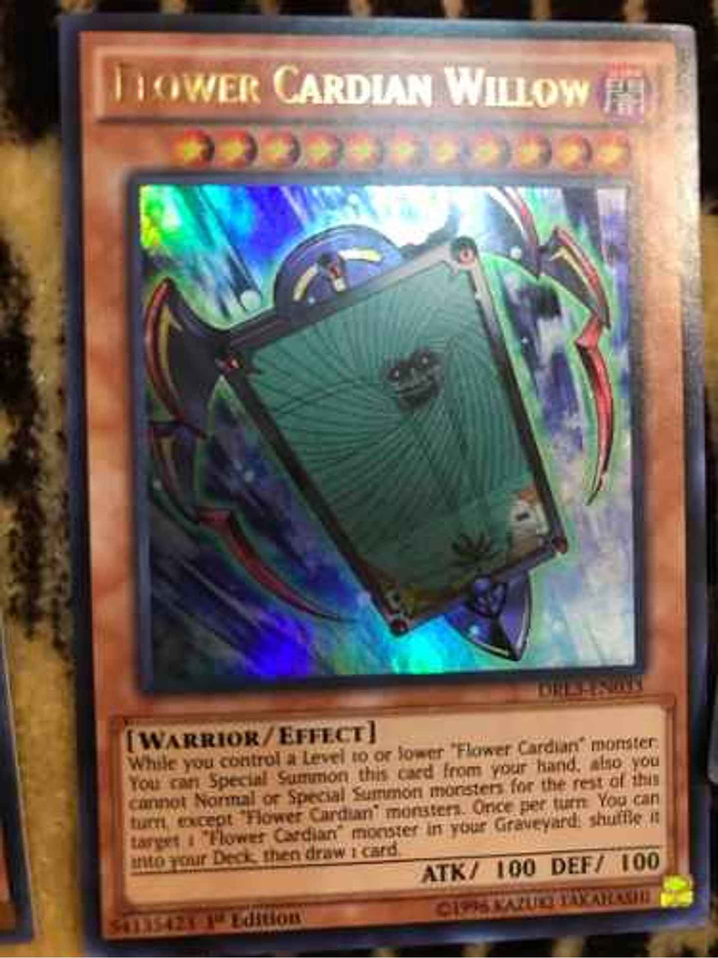 Flower Cardian Willow - drl3-en033 - Ultra Rare 1st Edition 1