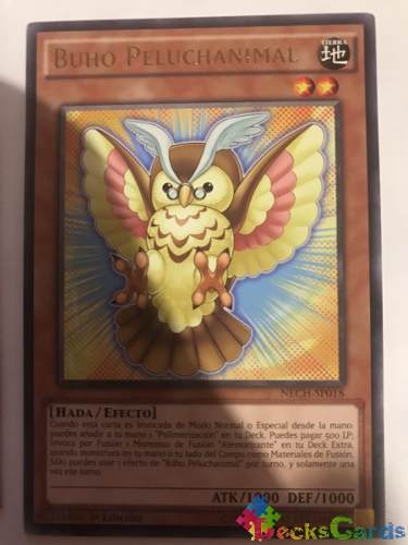 Fluffal Owl - nech-en018 - Rare 1st Edition