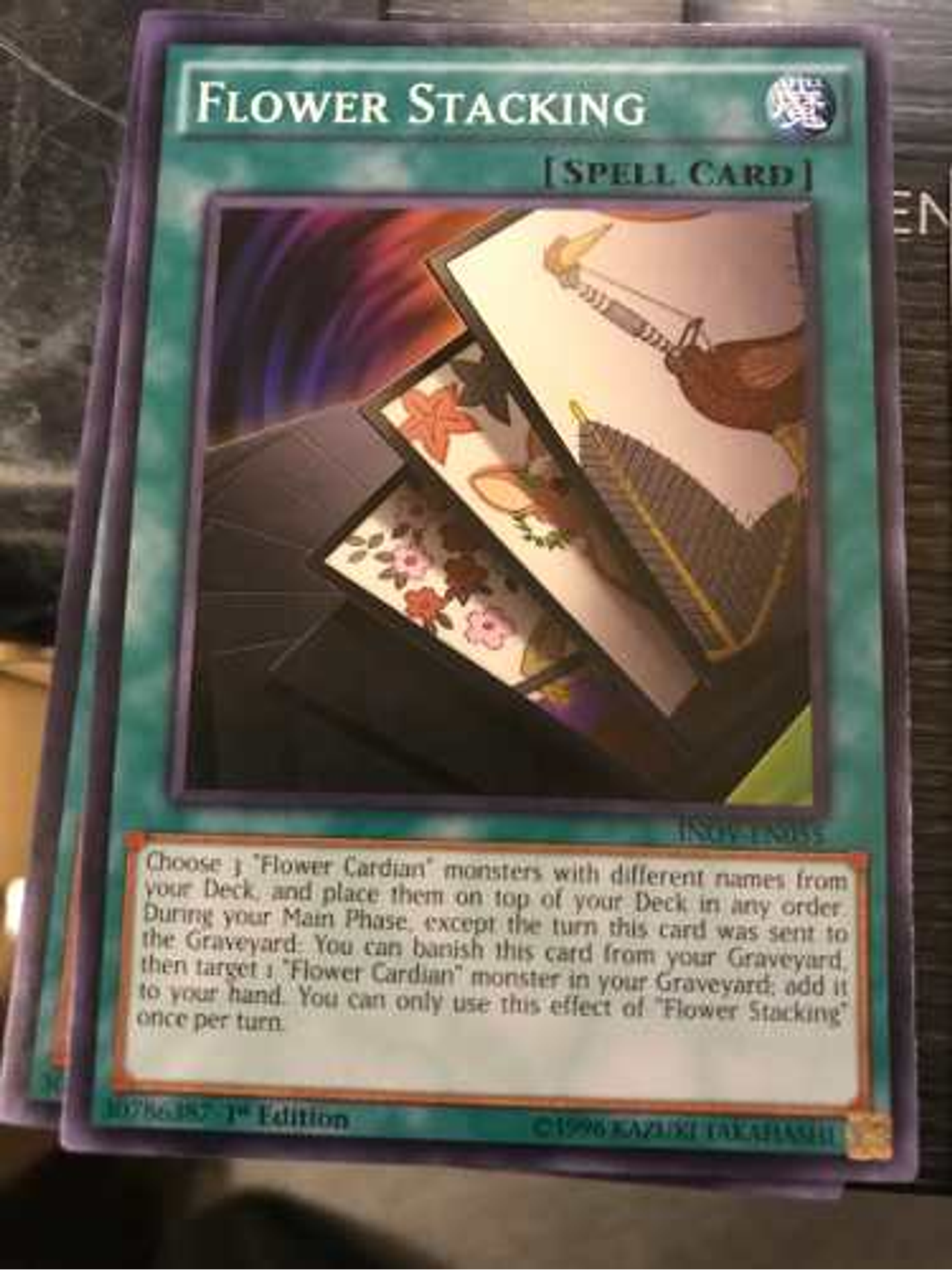 Flower Stacking - inov-en055 - Common 1st Edition 2