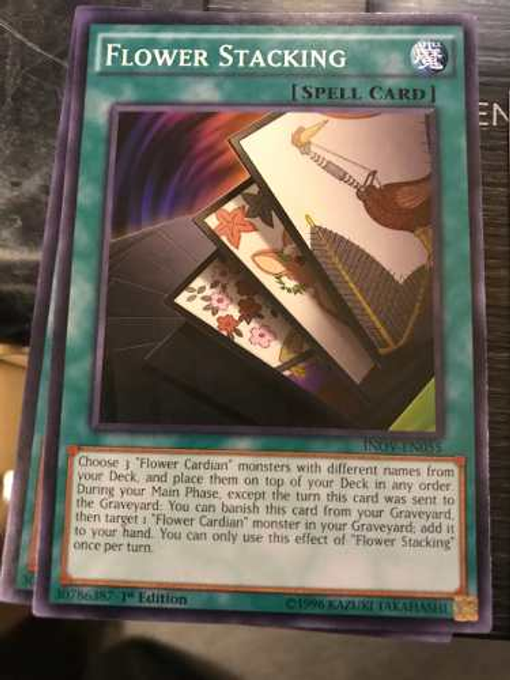 Flower Stacking - inov-en055 - Common 1st Edition 2