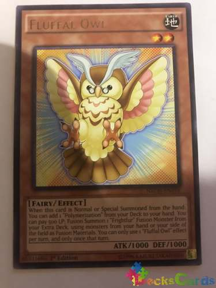Fluffal Owl - nech-en018 - Rare 1st Edition 2