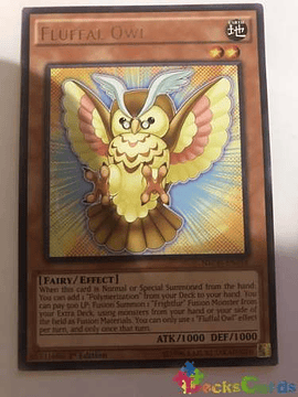 Fluffal Owl - nech-en018 - Rare 1st Edition