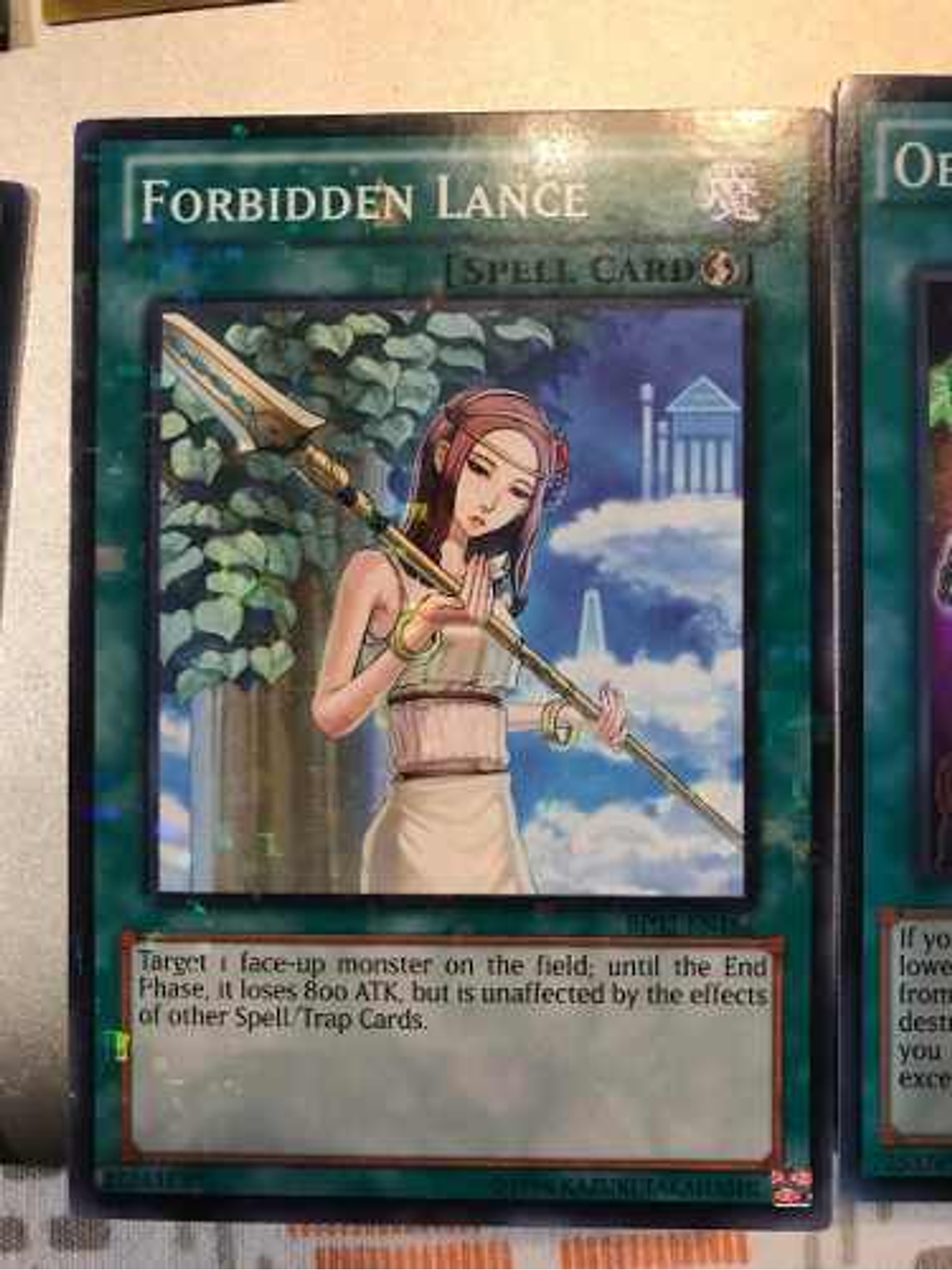Forbidden Lance - bp02-en162 - Mosaic Rare 1st Edition 1