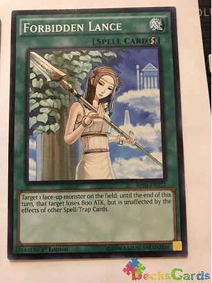 Forbidden Lance - bp03-en172 - Common 1st Edition