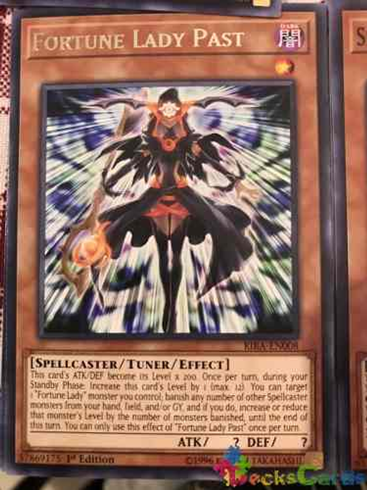 Fortune Lady Past - rira-en008 - Rare 1st Edition 1