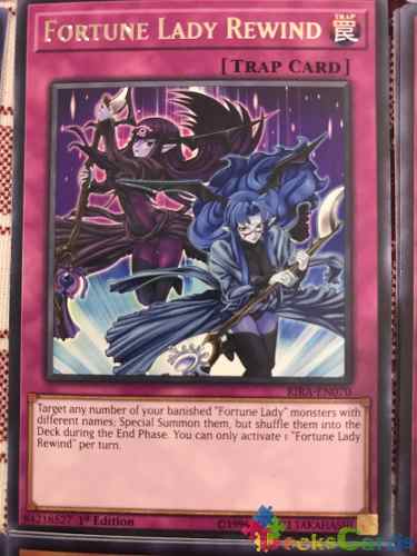 Fortune Lady Rewind - rira-en070 - Rare 1st Edition