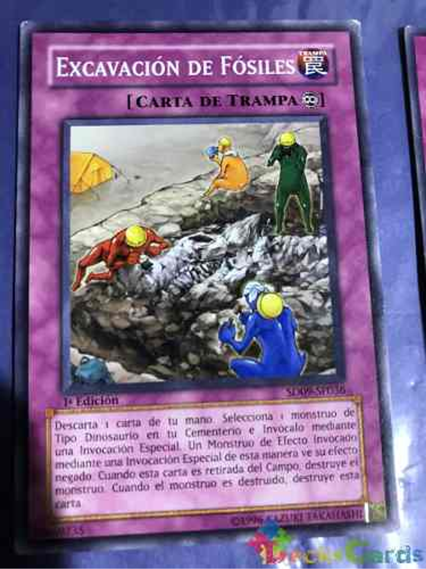 Fossil Excavation - sd09-en036 - Common 1st Edition 1