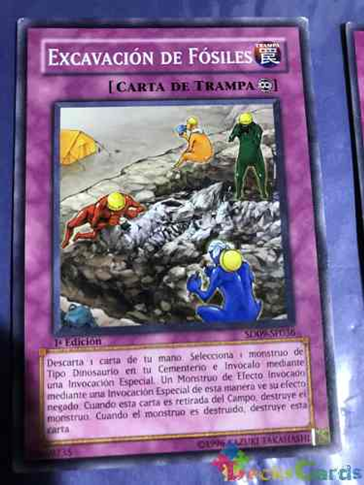 Fossil Excavation - sd09-en036 - Common 1st Edition 1