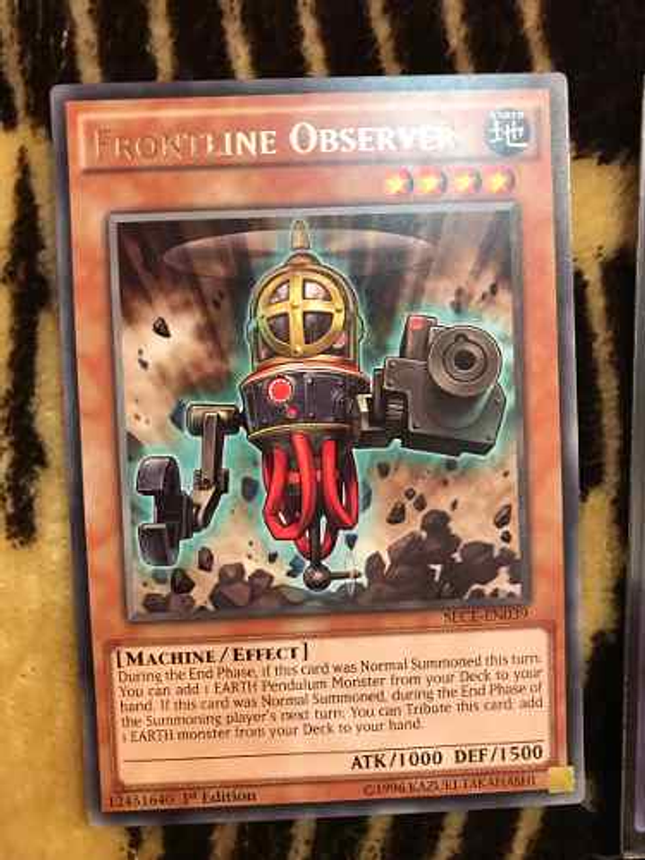 Frontline Observer - sece-en039 - Rare 1st Edition 1