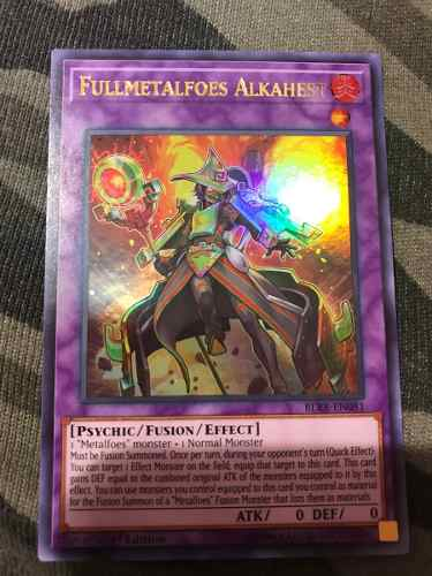 Fullmetalfoes Alkahest - blrr-en081 - Ultra Rare 1st Edition 1