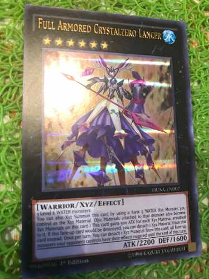 Full Armored Crystalzero Lancer - dusa-en007 - Ultra Rare 1st Edition 1