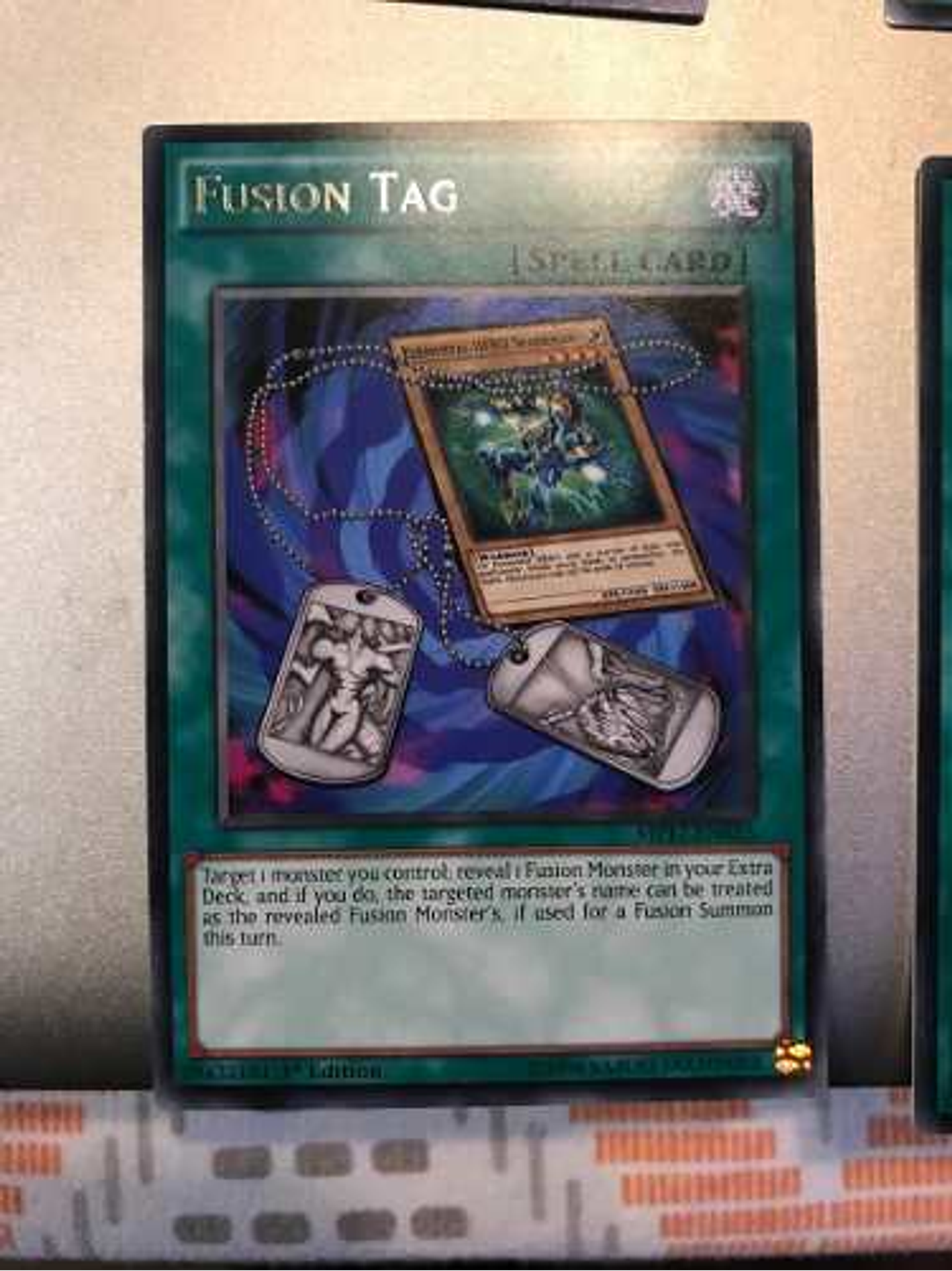 Fusion Tag - mp17-en035 - Rare 1st Edition 1