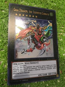Gaia Dragon, The Thunder Charger - bllr-en065 - Ultra Rare 1st Edition