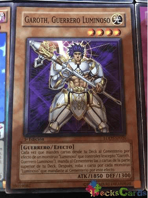 Garoth, Lightsworn Warrior - lodt-en020 - Common 1st Edition