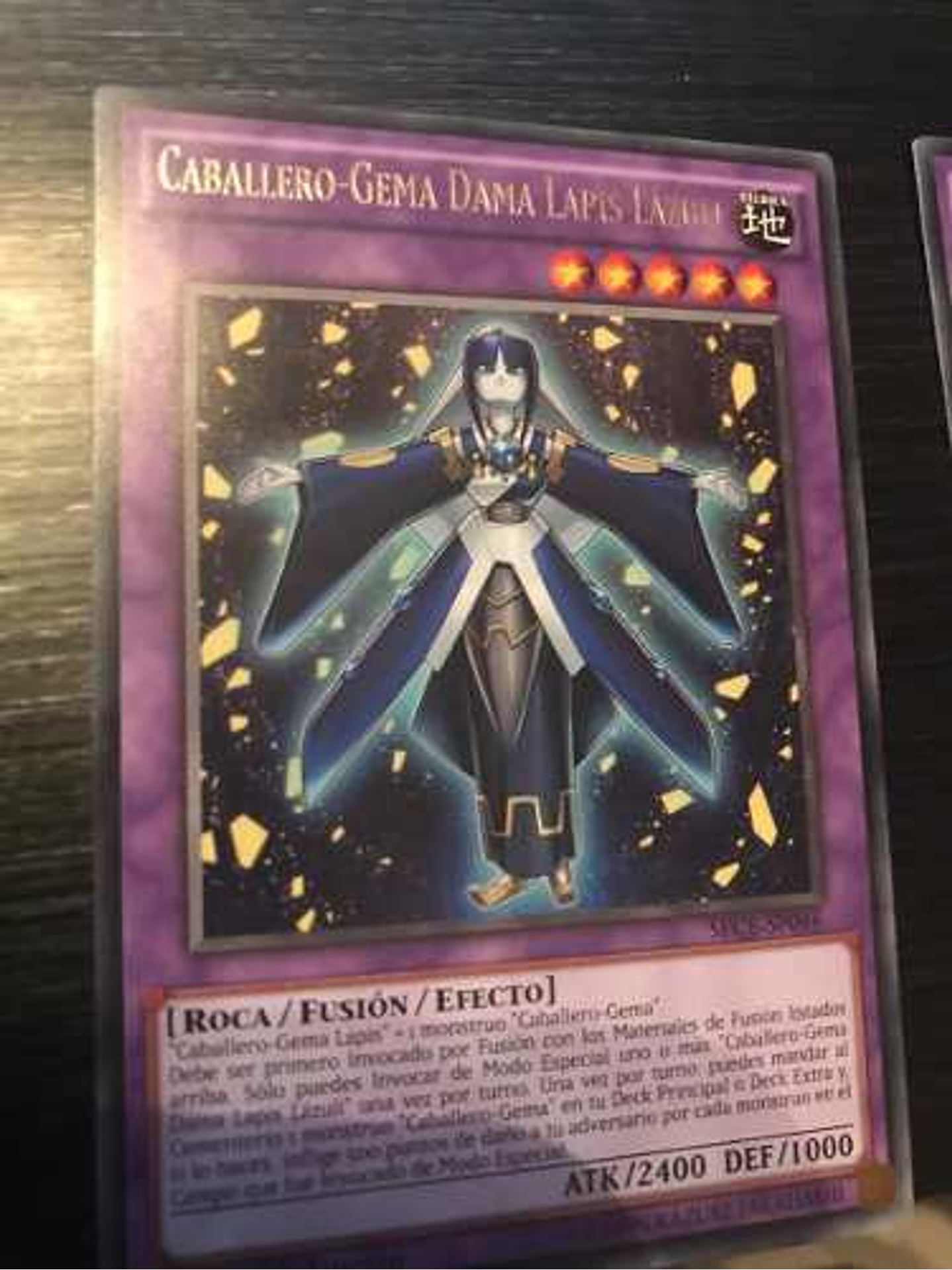 Gem-knight Lady Lapis Lazuli - sece-en046 - Rare 1st Edition 1