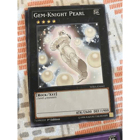 Gem-knight Pearl - wira-en042 - Common 1st Edition