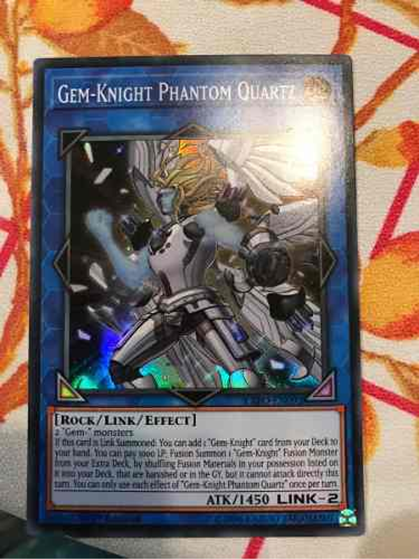 Gem-knight Phantom Quartz - exfo-en092 - Super Rare 1st Edition 1
