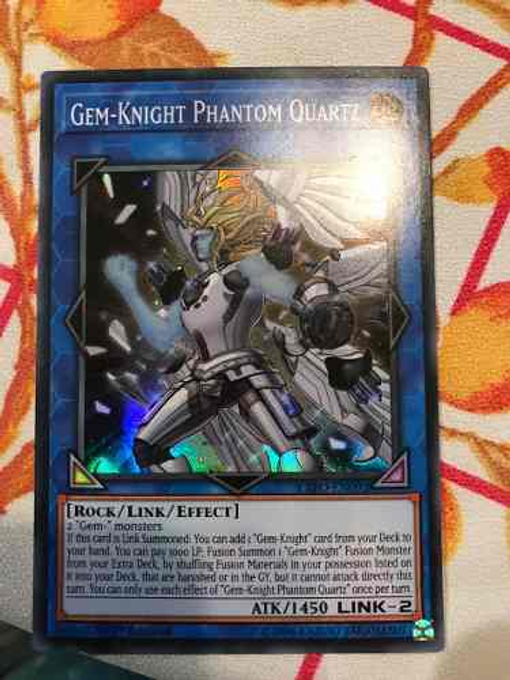 Gem-knight Phantom Quartz - exfo-en092 - Super Rare 1st Edition 1