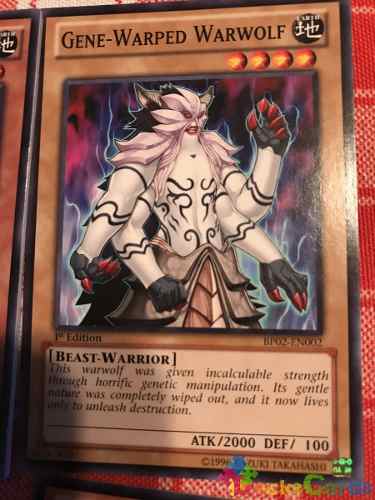 Gene-warped Warwolf - bp02-en002 - Common 1st Edition