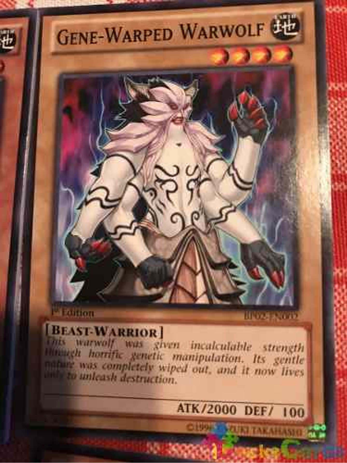 Gene-warped Warwolf - bp02-en002 - Common 1st Edition 1