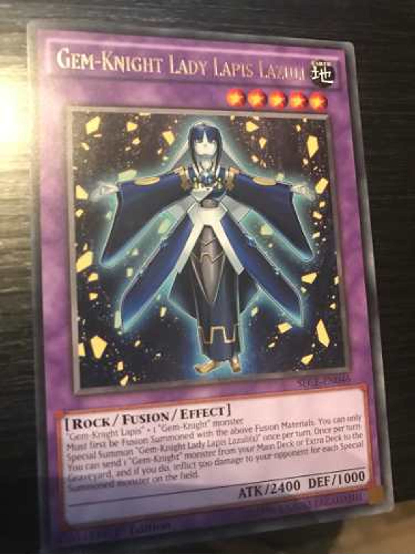 Gem-knight Lady Lapis Lazuli - sece-en046 - Rare 1st Edition 2