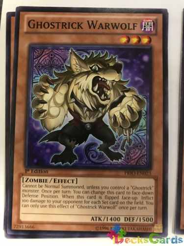 Ghostrick Warwolf - prio-en023 - Common 1st Edition