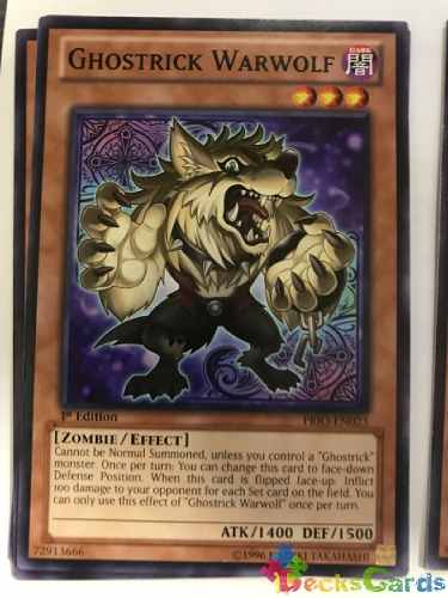Ghostrick Warwolf - prio-en023 - Common 1st Edition 1